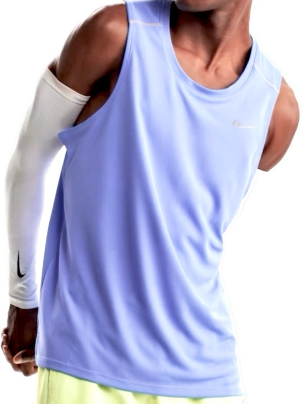 NWT Nike Miler Men's Dri-FIT Running Tank in size XL "Hydrangeas" Lavender